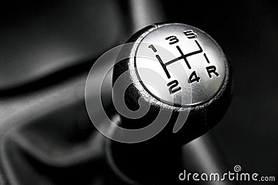 Gear lever Stock Photo