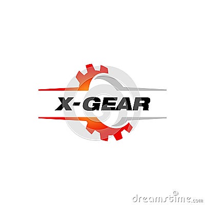 gear logo template vector icon. gear vector illustration Vector Illustration