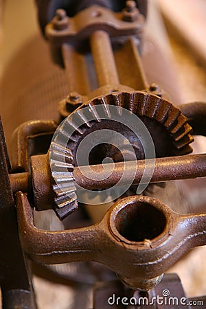 Gear mechanism Stock Photo