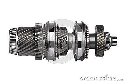 Gear metal wheels Stock Photo