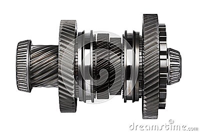 Gear metal wheels Stock Photo