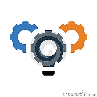 gear, setting, management, gear setting icon Vector Illustration