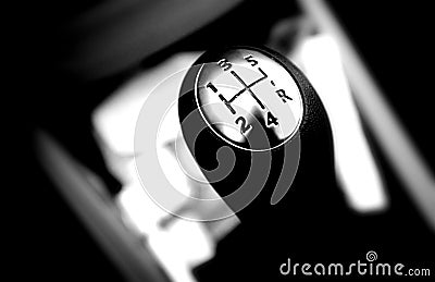 Gear shift Stock Photo