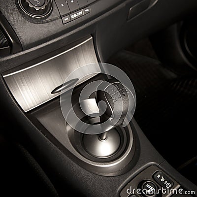 Gear shifter Stock Photo