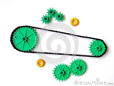 Gear system, simple Stock Photo