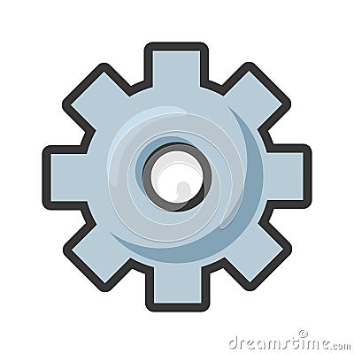 Gear tool icon Vector Illustration