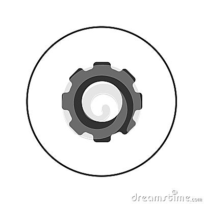 Gear web icon Stock Photo