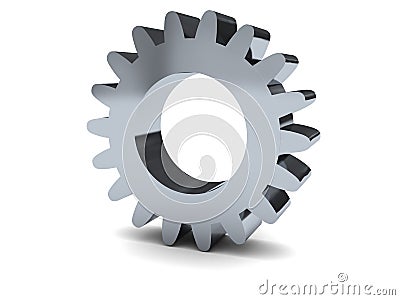 Gear wheel Cartoon Illustration