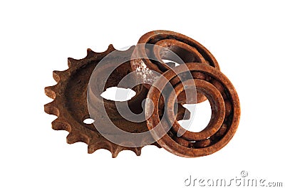 Gear wheels and cogs Stock Photo