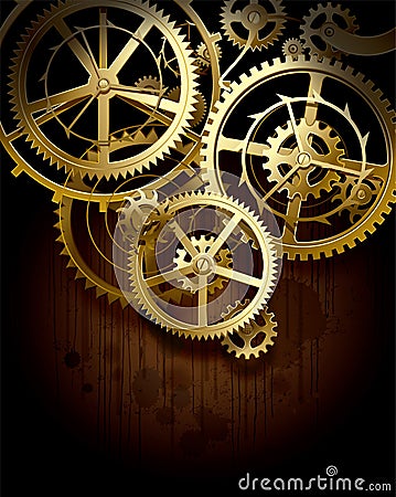 Gear wheels Vector Illustration