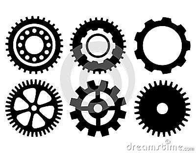 Gear wheels Vector Illustration