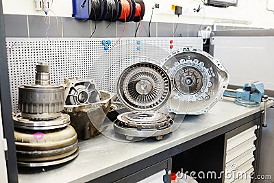Gearbox parts Stock Photo