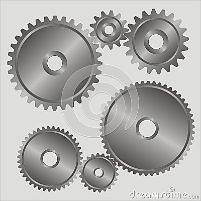 Gears. Vector Illustration