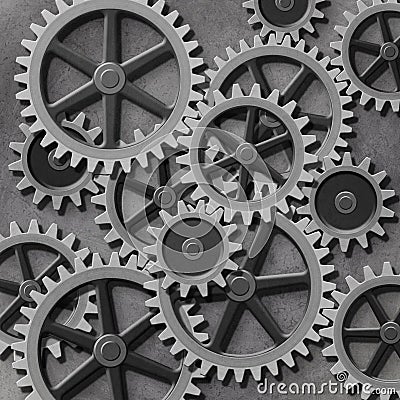 Gears and Cogs Stock Photo