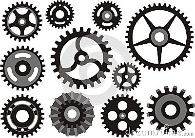 Gears Collection Stock Photo