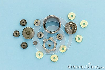 Gears collection Stock Photo