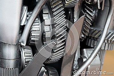 Gears engineering and industry concepts such mechanical transmissions Stock Photo