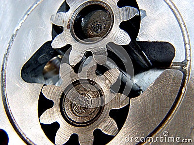 Gears Meshing Stock Photo