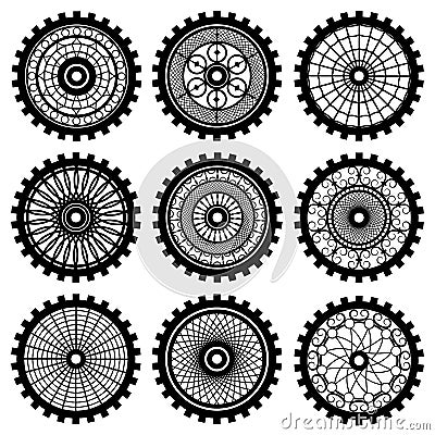 The gears Vector Illustration