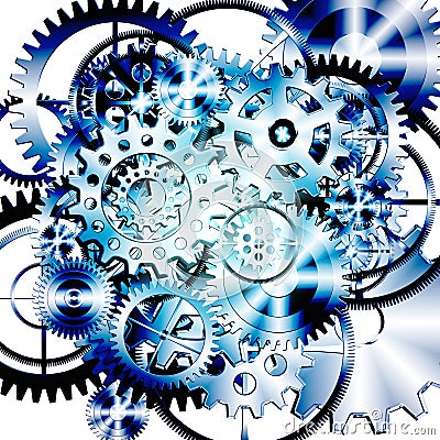 Gears wheels design Stock Photo