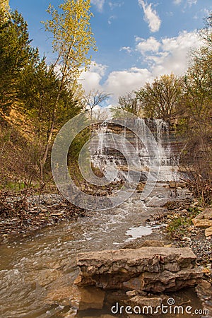 Geary Falls Stock Photo