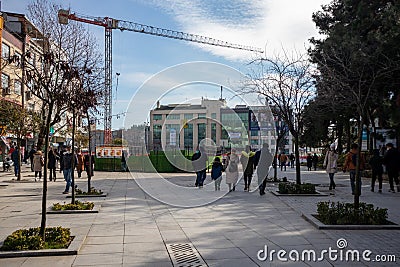 Gebze Center and Bazaar. Mustafa Pasha Mosque Editorial Stock Photo