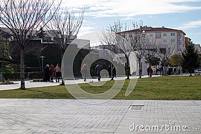 Gebze Center and Bazaar. Mustafa Pasha Mosque Editorial Stock Photo