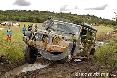 Gecko Pearl Green Jeep Wrangler Rubicon Editorial Stock Photo