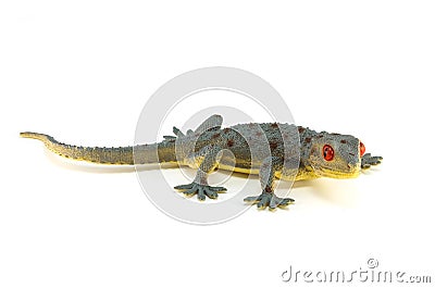 Gecko toy Stock Photo