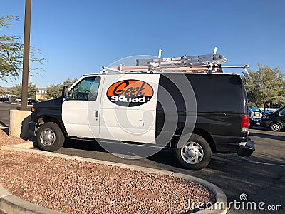 Geek Squad car. Editorial Stock Photo