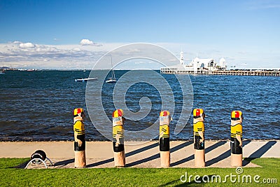 Geelong Waterfront in Summer Editorial Stock Photo