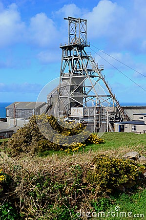 Geevor Tin Mine Cornwall UK Stock Photo