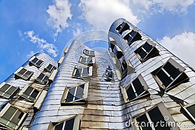 Gehry houses in DÃ¼sseldorf Editorial Stock Photo