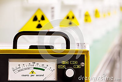 Geiger counter Stock Photo