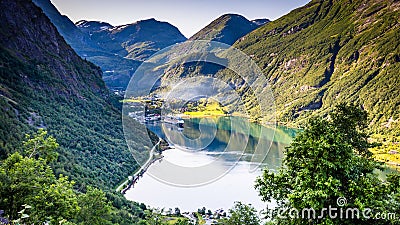 Geirangerfjord in Norway Stock Photo