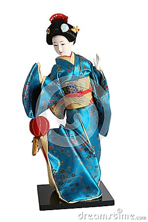 Geisha doll. Stock Photo