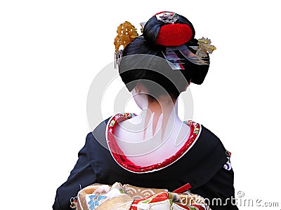 Geisha neck Stock Photo