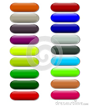 Gel buttons Stock Photo