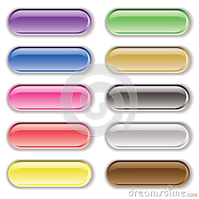 Gel lozenge glow Vector Illustration