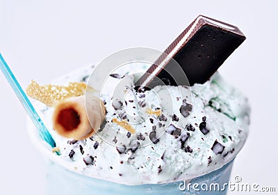 Gelato ice cream Stock Photo