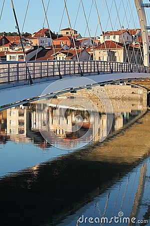 Geltokiko zubia, Plentzia ( Basque Country ) Editorial Stock Photo