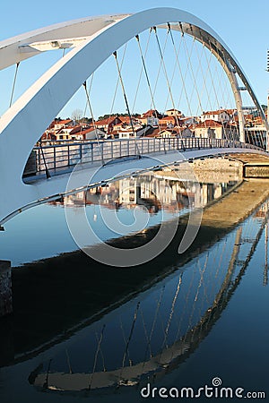 Geltokiko zubia, Plentzia ( Basque Country ) Editorial Stock Photo