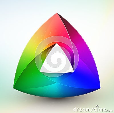 Gem color wheel Vector Illustration