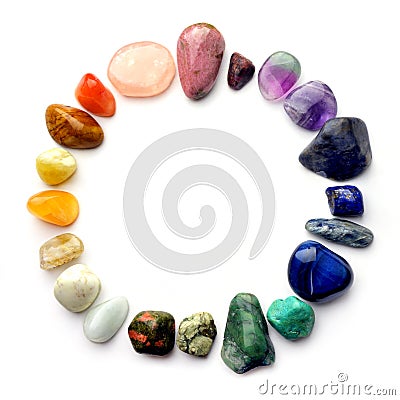 Gems color spectrum Stock Photo