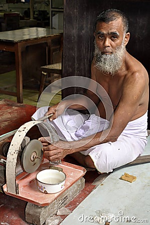 Gems stone mines in Galle, Sri Lanka Editorial Stock Photo