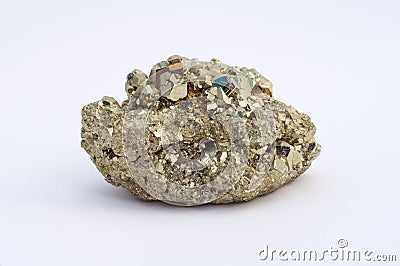 Gemstone Pyrite Stock Photo