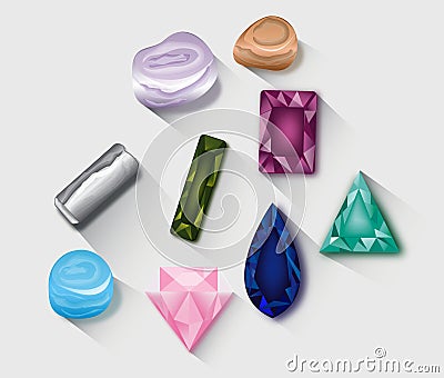 Gemstone Vector Illustration