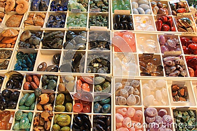 Gemstones jewelery Stock Photo