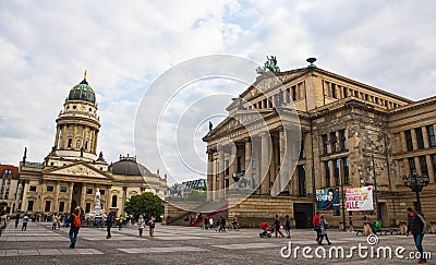 Gendarmenmarkt, Berlin, Germany Konzerthaus concert hall house & German orchestra Editorial Stock Photo