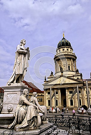 Gendarmenmarkt square- Berlin, Germany Stock Photo